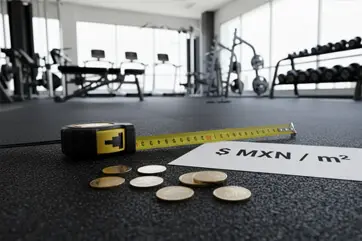 Cuánto cuesta el piso para gimnasio por metro cuadrado