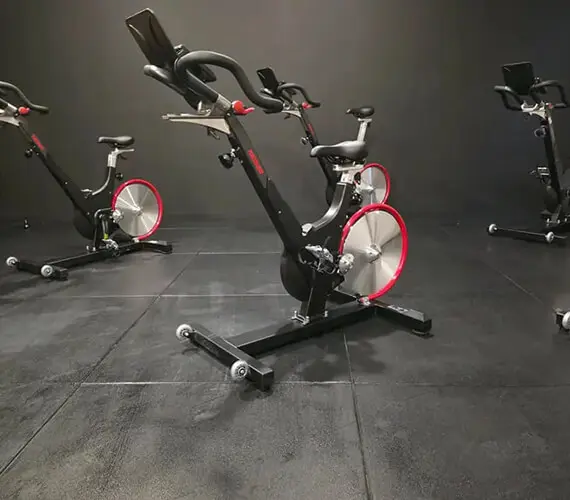 Loseta de caucho 1x1 m - Piso antiderrapante Loseta de caucho de 1x1 metro para gimnasio